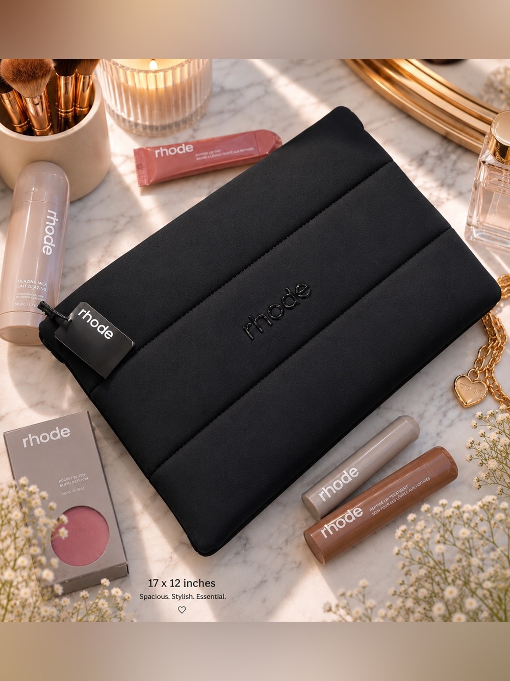 Rhode SOLD OUT oversized Bubble Bag Black 2025 limited edition